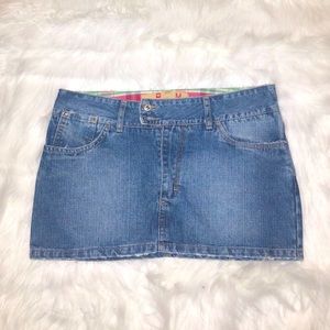 Marca Kosiuko Blue Jean Mini Skirt Size Medium
